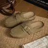 Otoño 2026 Nuevo de Moda Sencillo Color Sólido Ropa Exterior Correa de Hebilla Sandalias para Mujer Zapatos de Moda para Mujer