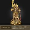 Adorno de Estatua de Bronce de Guan Gong, Bodhisattva Kala de Bronce, Guan Er-Ye, Exhibición de Ofrendas de Escritorio para Sala de Estar en Casa