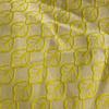 Textura de ponto de fábrica folhas amarelas arranjo de flores combinação tecido jacquard masculino feminino infantil vestuário tecido para bolsa de sapato
