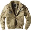 AliExpress transfronterizo Amazon Nuevo Traje de Vuelo Militar Air Force One Delgado Primavera y Otoño Abrigo de Hombre Moderno Talla Grande