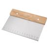 Cortador de Masa de Acero Inoxidable con Báscula, Raspador para Cortar Fideos de Arroz, Raspador de Masa para Pastel Semiredondo, Raspador Ondulado