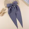 Cinta de Lazo de Tela Rayada Coreana Pasador Grande Estilo Nuevo Pasador para Cola de Caballo Alta Accesorios para el Cabello de Gama Alta
