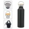 Suministro Transfronterizo Botella de Agua Deportiva de Acero Inoxidable 304, Botella para Senderismo Estilo Americano de Boca Ancha, Taza Térmica de Doble Pared al Vacío, Personalizable con Logo
