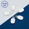 Pure Silver 999 Tulip tag pulseira acessórios nova flor diy acessórios acessórios luz nicho de luxo colar de alta qualidade