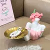 Bandeja de Almacenamiento de Llaves Ins al por Mayor Adornos Sala de Estar Entrada Mesa de Café Gabinete de TV Decoración de Arreglo Floral Regalo de Inauguración