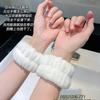 Pulsera para Lavado de Cara, Manga Impermeable, Toalla de Mano Absorbente, Muñequera, Manga Antisalpicaduras, Lavado, Bloqueo de Agua, Artefacto Pulsera Deportiva para Limpiar el Sudor