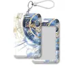 Portatarjetas Artístico Time Gear Tarjeta de Comedor Estudiantil Tarjeta de Acceso Tarjeta de Autobús Funda Protectora para Identificación Insignia Escolar Insignia de Fábrica Lanyard