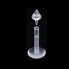 Plataforma de Comercio Electrónico Transfronterizo Popular Acrílico Desmontable Cono Afilado Simple Uv Joyería para Body Piercing Adorno Labial Uña Labial