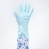 Guantes de lavado y lavado para el hogar, limpieza de cocina, guantes para el hogar con forro polar, apertura engrosada, color aleatorio