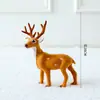 Adornos de Ciervo Navideño Decoraciones Navideñas Ciervo Sika Simulado Accesorios de Decoración Navideña Adornos de Muñeco de Reno Navideño