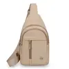 Bolsa de Peito da Moda Feminina Esportiva Nova Simples de Nylon Esportiva Transversal Tendência Cor Sólida Casual Grande Capacidade Bolsa de Ombro