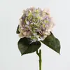 Flor Artificial de Hortensia Película de Impresión 3D Se Siente Hortensia Boda Decoración de Boda Sala de Estar Flor Decorativa Material de Flor Artificial