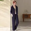 Traje de sudadera con capucha elegante para madre gorda de 200 jin, talla grande para mujer, ropa para mujeres de mediana edad y mayores, conjunto de dos piezas de pierna ancha