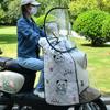 Cubierta para Parabrisas de Vehículo Eléctrico, Parasol y Cubierta Impermeable para Motocicletas Eléctricas, Parabrisas Frontal Resistente al Frío e Impermeable, Adecuada para Todas las Estaciones