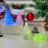 Decorações de Natal luz noturna iceberg lâmpada de cabeceira criativa lâmpada de atmosfera presente de Natal para crianças pequenos ornamentos de mesa