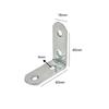 Accesorios de Herrajes para Muebles Nórdicos Piezas de Fijación Soportes para Estantes Conectores Escuadras de Esquina de Acero Inoxidable en Ángulo Recto de 90 Grados