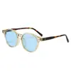 Gafas de Sol 2025 Nuevas de Moda para Mujer Retro Marco Pequeño Gafas de Sol para Rostro Pequeño Gama Alta Ins Fotografía Callejera Marco Redondo Anti-UV