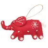Decoración Colgante Pequeño Animal de Fieltro de Lana Estilo Ins Caja de Regalo Corona DIY Colgante para Coche