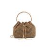 Bolso de Noche con Borla Full-Diamond para Mujer 2026 Nueva Moda Cadena Full-Diamond Forma de Cubo Hombro Único Cruzado Bolso de Pedrería