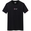 Camiseta de manga curta Verão Masculino Novo Decote Redondo Algodão Solto Tamanho Grande Masculino Estilo Hong Kong Top Base Meia Manga Âncora Cinto