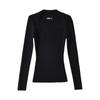Suéter Top Sexy Ajustado Estilo Europeo y Americano Nuevo para Mujer 2022 Otoño Cuello Cuadrado Ajustado Suéter