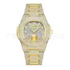 Comercio Electrónico Transfronterizo Más Vendido Reloj de Hombre Hip Hop Full Star Full Diamante Moderno Luminoso Impermeable Reloj de Cuarzo Dropshipping