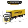 Brinquedos Infantis Puxar para Trás Liga Container Transporte Caminhão Grande Caminhão Container Caminhão Expresso Tanque de Óleo Trailer Modelo Brinquedo