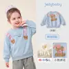 Moletom Infantil Jellybaby Roupas de Outono para Crianças Tops Estilosos para Crianças de 5 Anos 2026 Nova Coleção de Outono Roupas de Bebê