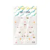 Cielo Lindo Dibujo Animado Estilo Ins Verano Helado Gatito Calcomanías para Uñas Estampadas DIY Adhesivas Impermeables Calcomanías para Uñas