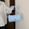 Bolso de Estilo Coreano para Mujer 2025 Nuevo Bolso de Mezclilla Bolso Satchel Versátil Bolso de Hombro Bolso Cruzado para Viajero Bolso de Lona Moderno