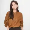 Chaqueta auténtica de cuero genuino Haining para mujer, colección otoño/invierno 2026, estilo coreano, corte holgado, cuello alto, chaqueta de piel de oveja, moderna