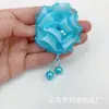 Cinta de Lentejuelas de Doble Capa Envuelta en Gasa de 6 cm Flor Pequeña Hecha a Mano para Manualidades Accesorios para el Cabello de Niños Juguete Decoración Accesorios de Girasol