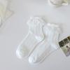 Calcetines Jk de Primavera y Verano para Mujer Estilo Japonés Lolita para Niñas Calcetines a Media Pantorrilla Calcetines de Encaje con Lazo Ins Calcetines de Montaña para Estudiante Modernos