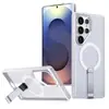 Adecuado para Samsung S26 Ultra Refrigeración Celular Soporte Magnético Funda para Teléfono Transfronterizo S25 Transpirable Anti-Caídas Funda Protectora A55