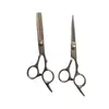 Tijeras de Peluquería de Alta Calidad con Cola Inclinada Tijeras de Peluquería Tijeras Rectas Tijeras Entresacadoras Tijeras para Cortar el Cabello Tijeras de Peluquería Tijeras Entresacadoras Set de Tijeras de Peluquería