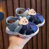 Sandalias infantiles, colección de verano, zapatos abiertos para caminar para niños y niñas, de suela blanda, antideslizantes, sandalias de plástico para bebé