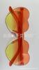 Gafas de sol sin montura en forma de corazón de color gelatina, Gafas de una sola pieza en forma de corazón, Colores deslumbrantes, Estilo transfronterizo