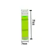 Nivelador Mini Pequeño de Plástico de Alta Precisión Soporte Nivel de Burbuja Arco Verde Nivel de Burbuja Cilíndrico Accesorios
