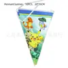 Tema Pikachu Pokemon Bandeirola de Papel Bandeira de Letras Decoração de Festa