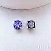 Contas Soltas de Zircônia Lapidada com Cravação de Garras Banhadas a Cobre com Furo Passante para Montagem de Colares e Pulseiras DIY Materiais e Acessórios Artesanais