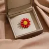 Moda Coreana Broche de Margarida Luxo Leve de Alta Qualidade Broche Versátil Simples Fresco Crisântemo Acessório Decorativo