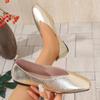 Zapatos de tacón Mary Jane para mujer, estilo primavera, estilo coreano, estilo francés, ropa de trabajo de noche, zapatos pequeños de cuero con plataforma interior de una pierna