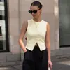 Roupas Femininas Mais Vendidas na Europa e América Inverno 2025 Nova Moda Estilo de Rua Cardigan Botão Versátil Colete de Tricô Feminino Atacado
