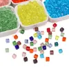 6/8mm Cristal de Vidro Transparente Cubos Quadrados Estéreo Contas Feitas à Mão Acessórios para Colar Pulseira Joias com Contas Contas Soltas