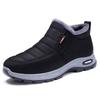 Zapatos de Algodón para Hombre Invierno para Personas de Mediana Edad y Mayores para Casa Casual Transfronterizo Tallas Grandes Zapatos Forrados de Felpa Engrosados Slip-on Botas de Nieve