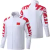 25 primavera y otoño equipo chino ropa deportiva para hombre y mujer uniformes escolares chaqueta cárdigan de entrenador abrigo venta al por mayor personalizada