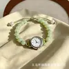 Reloj de Juguete Pdd Pulsera de Niña Luz de Lujo Versátil Mariposa Pulsera de Mariposa con Perlas Reloj para Estudiantes de Secundaria y Preparatoria