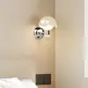 Interruptor de Tirador de Mesita de Noche Lámpara de Pared Estilo Wabi-Sabi Retro Bauhaus Vintage Pasillo Escalera Dormitorio Luz de Pared Lámpara de Iluminación Protectora para los Ojos