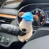 Para-lama de Carro Acessórios Internos de Carro Enfeites de Boneco Piloto Presente Conjunto de Pisca-alerta e Limpador de Para-brisa Alavanca de Câmbio