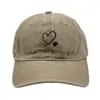 Gorra de Béisbol Versátil de Moda Transfronteriza con Bordado de Corazones Grandes y Pequeños para Hombres y Mujeres, Gorra para Proteger del Sol en Deportes al Aire Libre